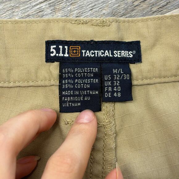 5.11 Tactical Taclite Pro Tan Men 32x29 Utility Cargo Pockets Ripstop Work Pants - Picture 4 of 15